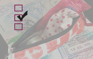 reisevorbereitung checklist