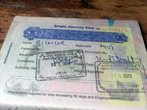Visum für Kenia beantragen